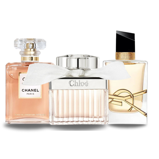 Sada 3 parfémů - COCO MADEMOISELLE, LIBRE e CHLOÉ 100 ml