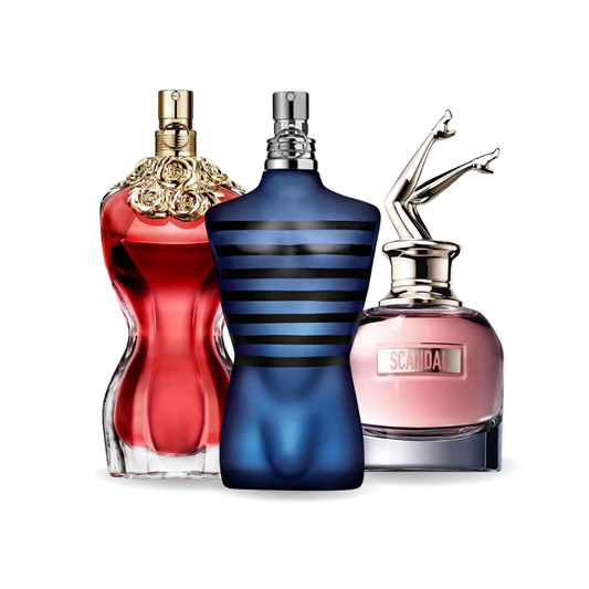 Sada 3 parfémů - LA BELLE, ULTRA MALE e Gaultier SCANDAL 100ml.